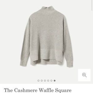 Everlane Cashmere Waffle-Knit Sweater